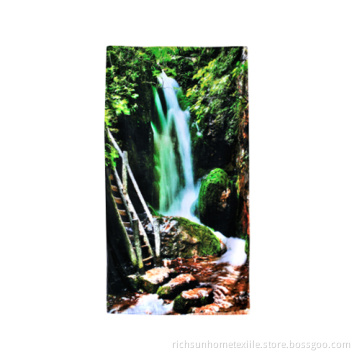 forest beach towel